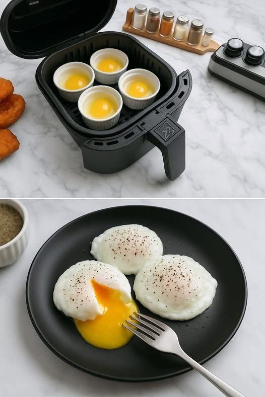 Air Fryer Poached Egg
